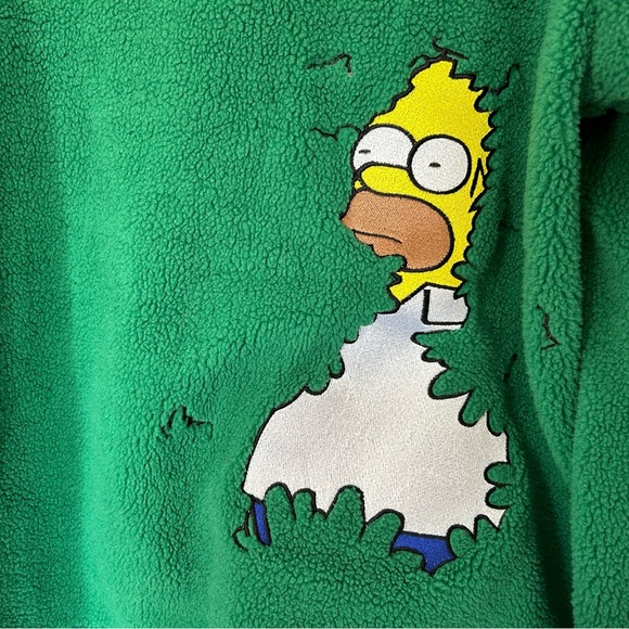 Homer Simpson bush fleece jacket - Picture 2 of 8